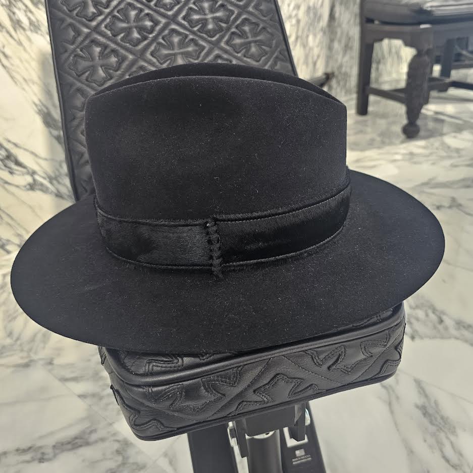 CHROME HEARTS Hat U Fedra Solomon Size L クロムハーツ フェドラ