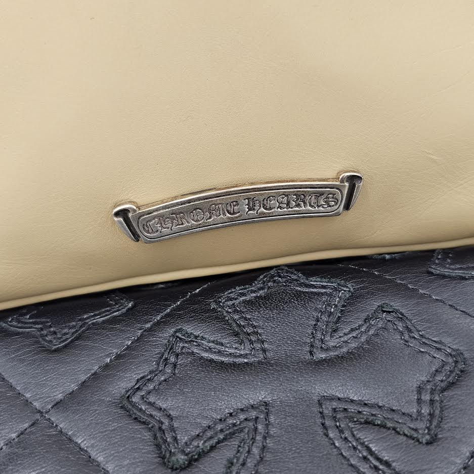 CHROME HEARTS CH Plus Patch PERRY Leather Shoulder Bag クロムハーツ CHプラスパッチ ペリー レザーショルダーバッグ