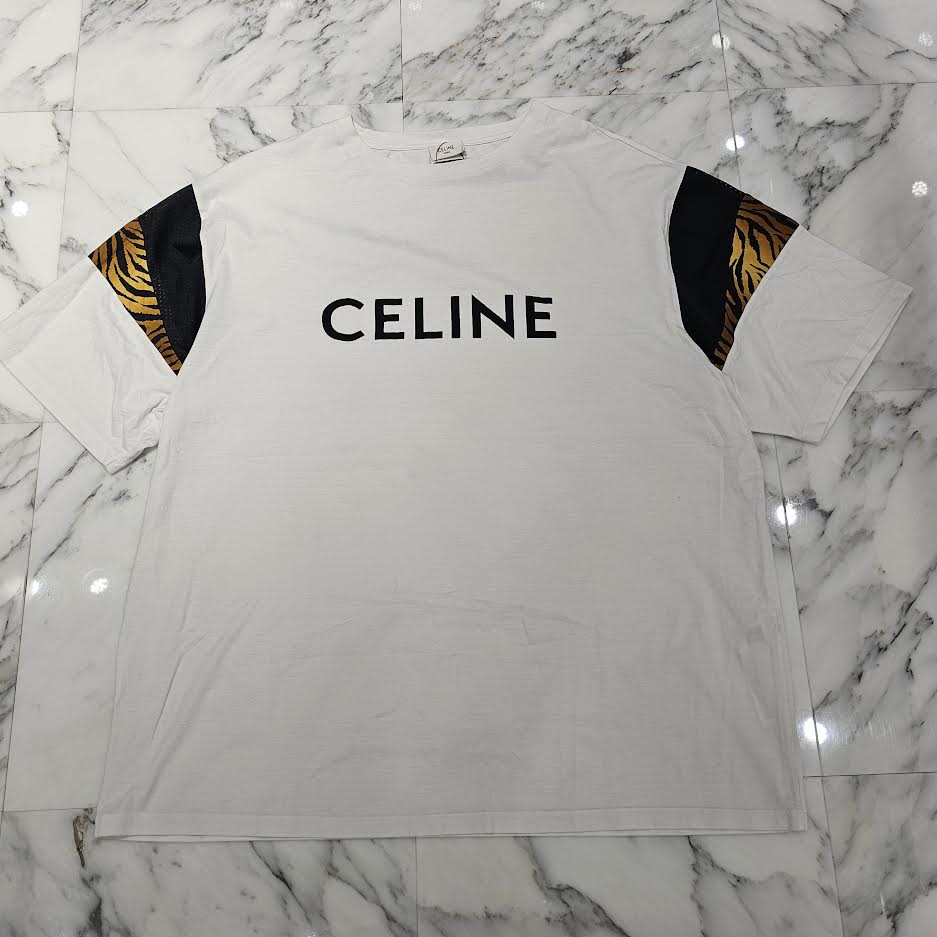 CELINE 2022SS Cotton Jersey Loose Tee 2X50A671Q.01EA Size XL セリーヌ コットンジャージー ルーズ Tシャツ サイズXL
