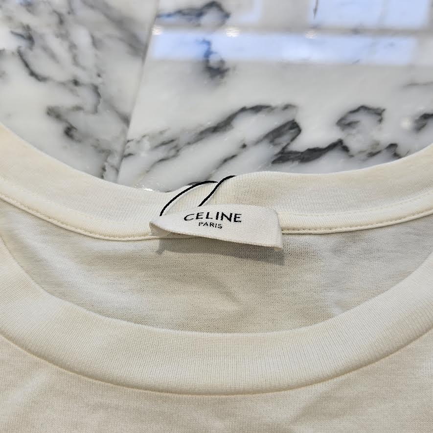 CELINE 2023AW LE PALACE Studs Print Loose Fit Tee  2X65I671Q.01HV Size L セリーヌ レ・パレス スタッズ プリント ルーズフィット Tシャツ サイズL