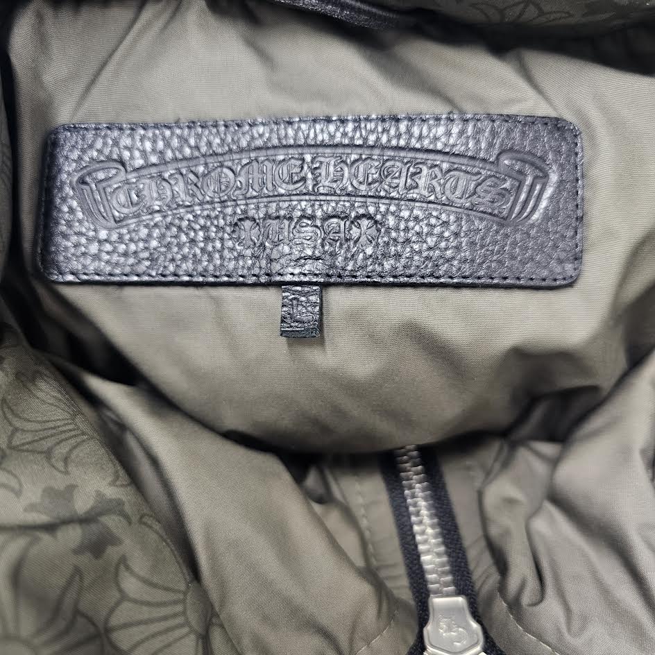 CHROME HEARTS CH Plus Stiff Down Jacket Size L クロムハーツ CHプラス スティッフ ダウンジャケット サイズL