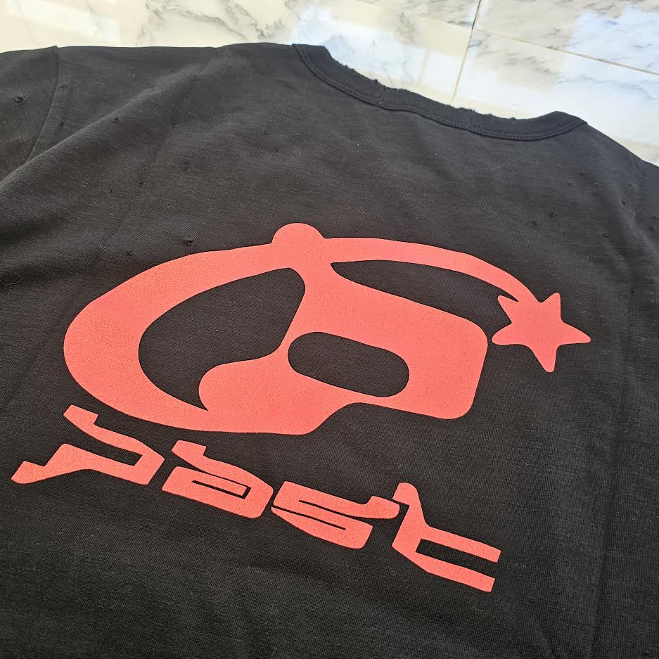 PAST AD 2000 "P.A.S.T 2021-2044" Damage Heart Tee Size M パスト AD 2000 "パスト 2021-2044" ダメージ ハート Tシャツ サイズM