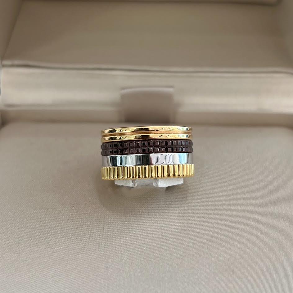 BOUCHERON QUATRE CLASSIQUE RING Large JRG0025759 M33548 Size T59（19号） ブシュロン キャトル クラシック リング ラージ サイズT59（19号）