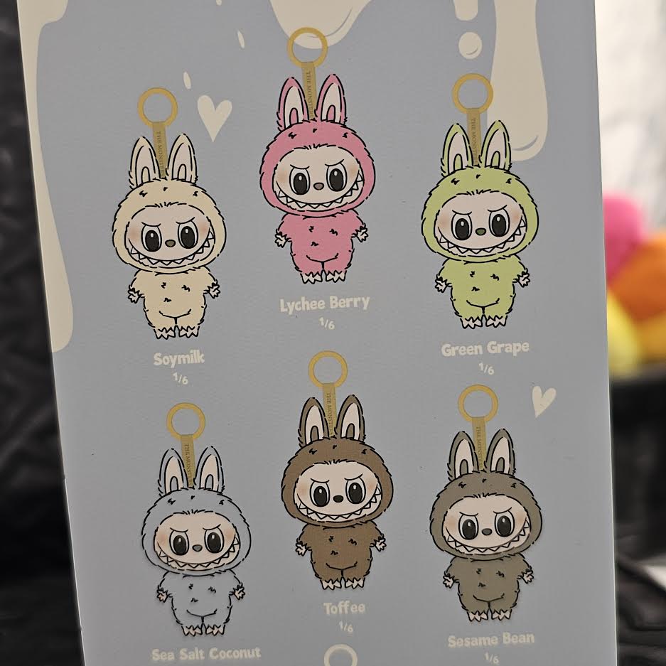 POP MART The Monsters EXCITING MACARON LABUBU ポップマート ザ・モンスターズ エキサイティング マカロン ラブブ ストラップ