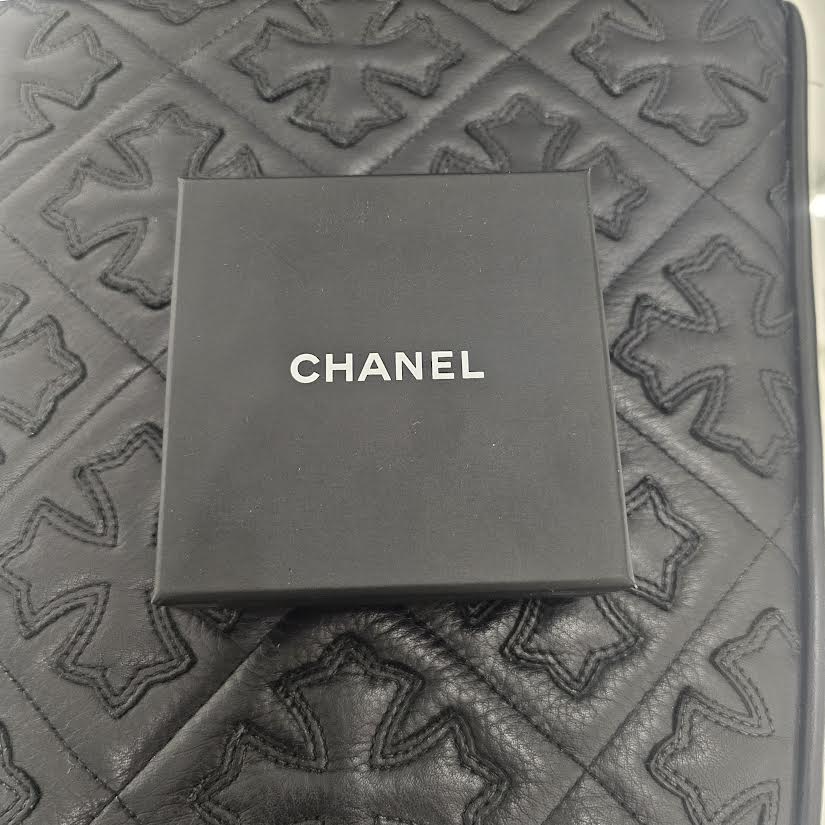 CHANEL 2017AW B17 Coco Mark Rhinestone Brooch シャネル B17 ココマーク ラインストーン ブローチ