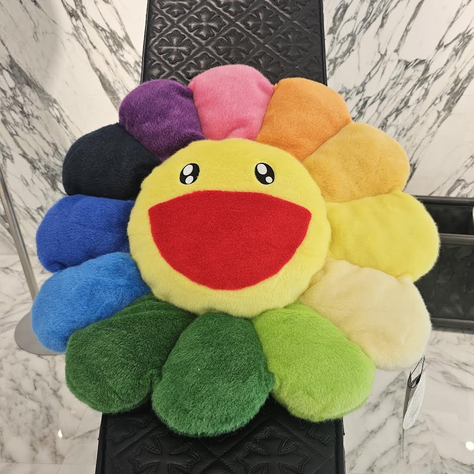 お花クッションフラワークッション Kaikai Kiki 60センチ村上隆