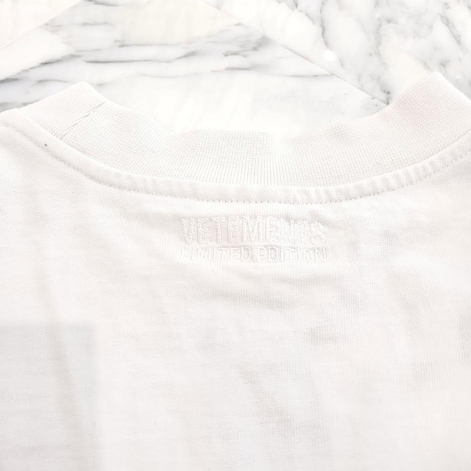 VETMENTS 2022SS Logo Label Crew Neck Sweat Long Sleeve T-Shirt UE52TR280W Size S ヴェトモン ロゴラベル クルーネック スウェット ロングスリーブ Tシャツ サイズS