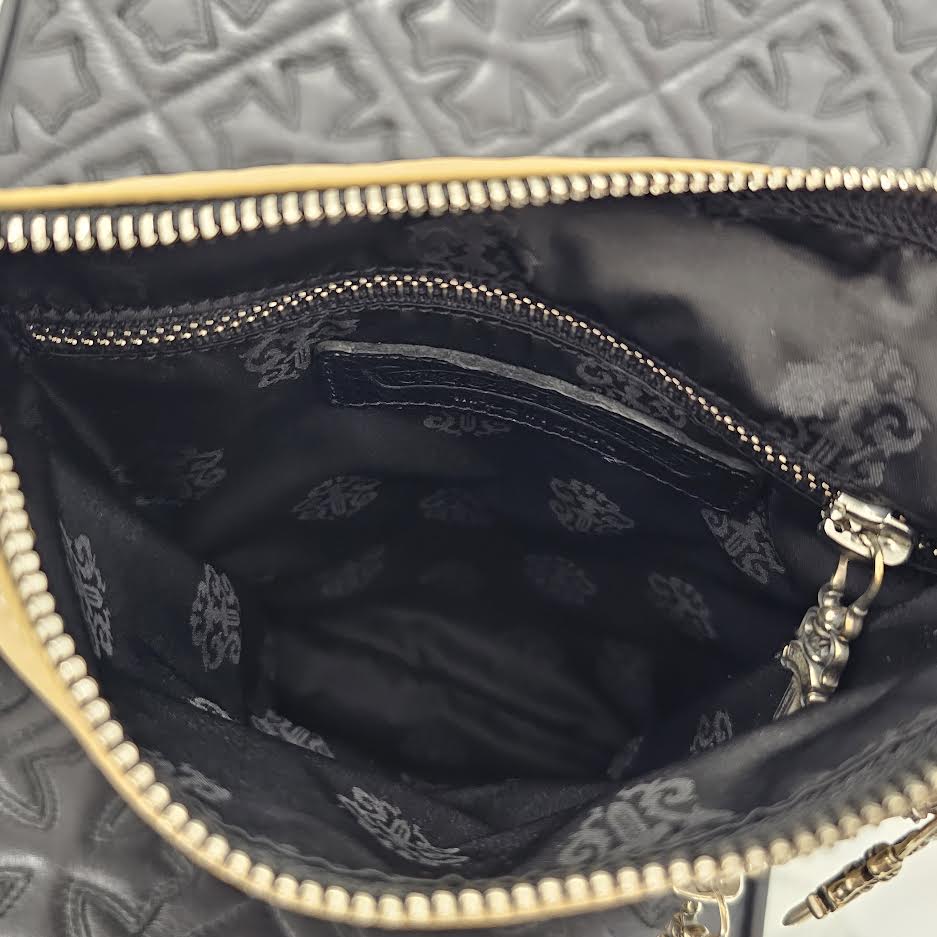 CHROME HEARTS CH Plus Patch PERRY Leather Shoulder Bag クロムハーツ CHプラスパッチ ペリー レザーショルダーバッグ