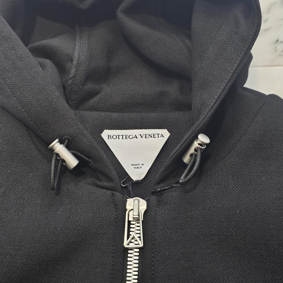 BOTTEGA VENETA 2022SS Zip Up Hoodie Cotton Jacket 679073 VKPH0 Size 48 ボッテガヴェネタ ジップアップフーディ コットンジャケット サイズ48