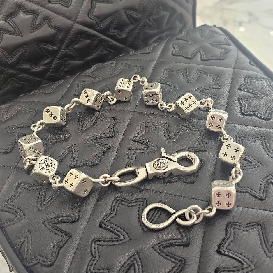CHROME HEARTS 1 CLIP DICE Wallet Chain 11 LINKS クロムハーツ 1クリップ ダイス ウォレットチェーン 11リンク