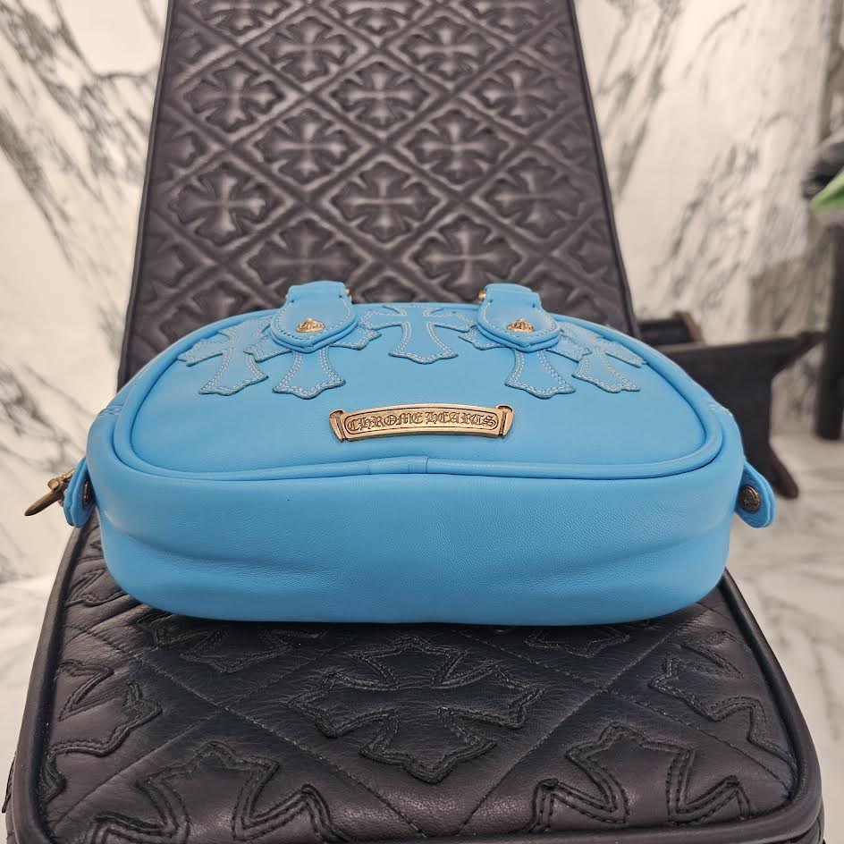 CHROME HEARTS Tiny GYM Cemetery Cross Patch Hand Bag クロムハーツ タイニージム セメタリークロスパッチ ハンドバッグ