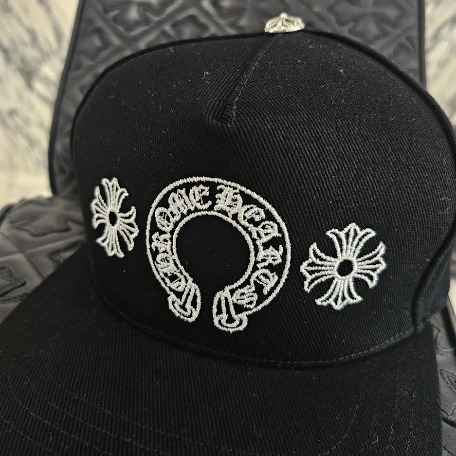 CHROME HEARTS CH Plus Horseshoe Embroidery Baseball Cap Size ONE SIZE（51-61）クロムハーツ CHプラス ホースシュー 刺繍 ベースボールキャップ サイズONE SIZE（51-61）