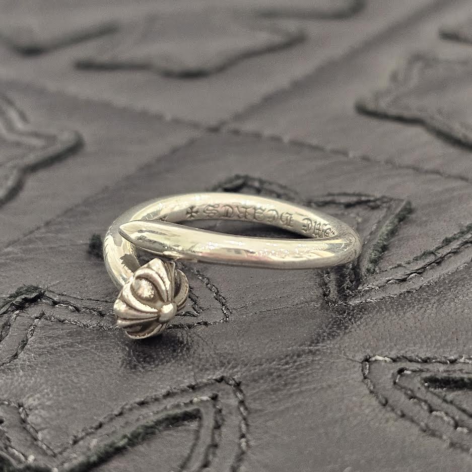CHROME HEARTS Nail Cross Ball Ring Size 13号 クロムハーツ ネイル クロスボール リング サイズ13号