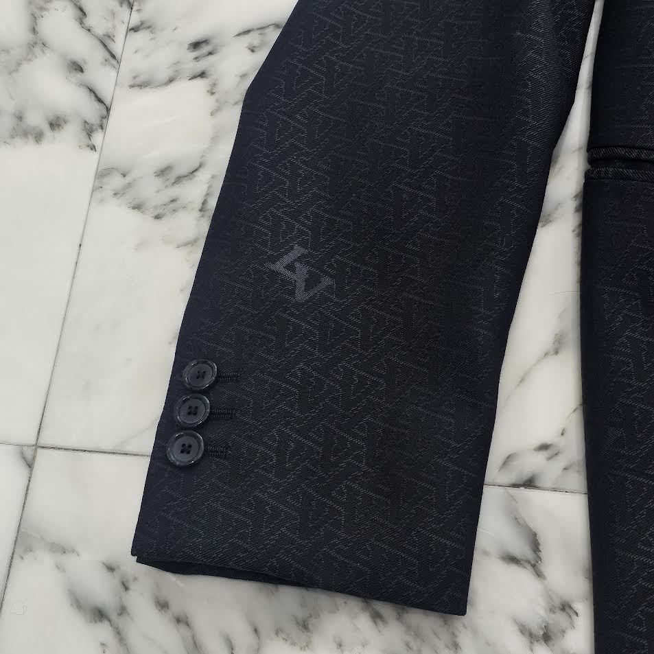 LOUIS VUITTON 2024SS Double Breasted Wool Pont Neuf Suit Jacket Size 48 ルイヴィトン ダブルブレステッド ウールポンヌフ スーツジャケット サイズ48