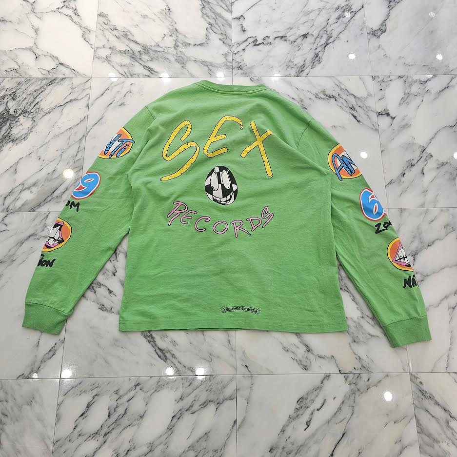 CHROME HEARTS × MATTY BOY 2021AW PPO SEXRCD Long Sleeve Tee Size L クロムハーツ × マッティボーイ PPO セックスレコード ロングスリーブ Tシャツ サイズL