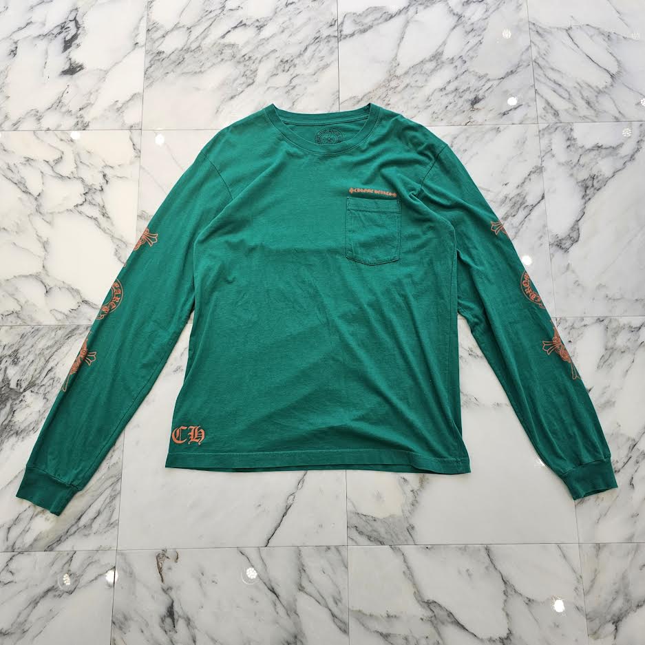 CHROME HEARTS Las Vegas Limited Orange Horseshoe Long Sleeve Tee Size L クロムハーツ ラスベガス限定 オレンジホースシュー ロングスリーブTシャツ サイズL