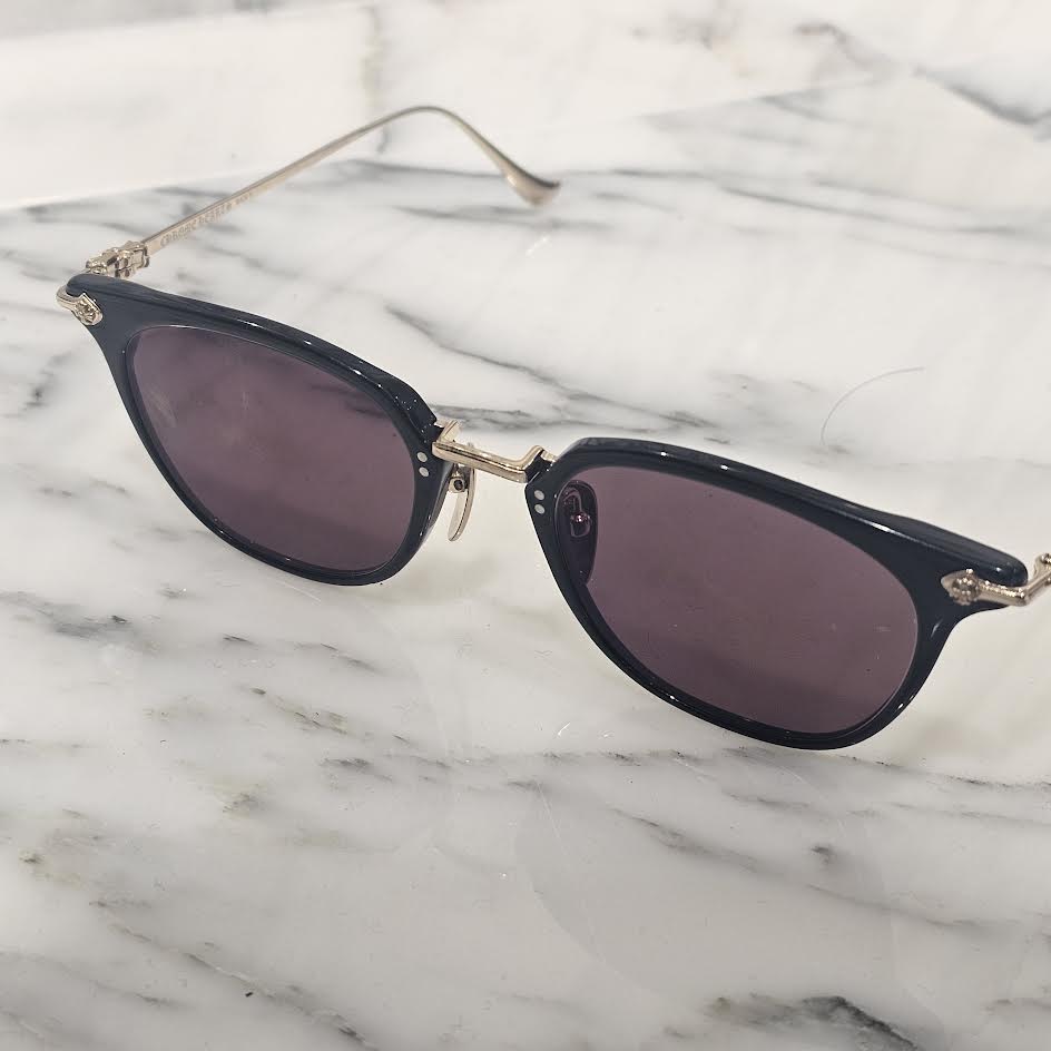 CHROME HEARTS SHAGASS Sunglasses "BLK/DARK BROWN/GOLD" クロムハーツ シャガース サングラス "ブラック/ダークブラウン/ゴールド"