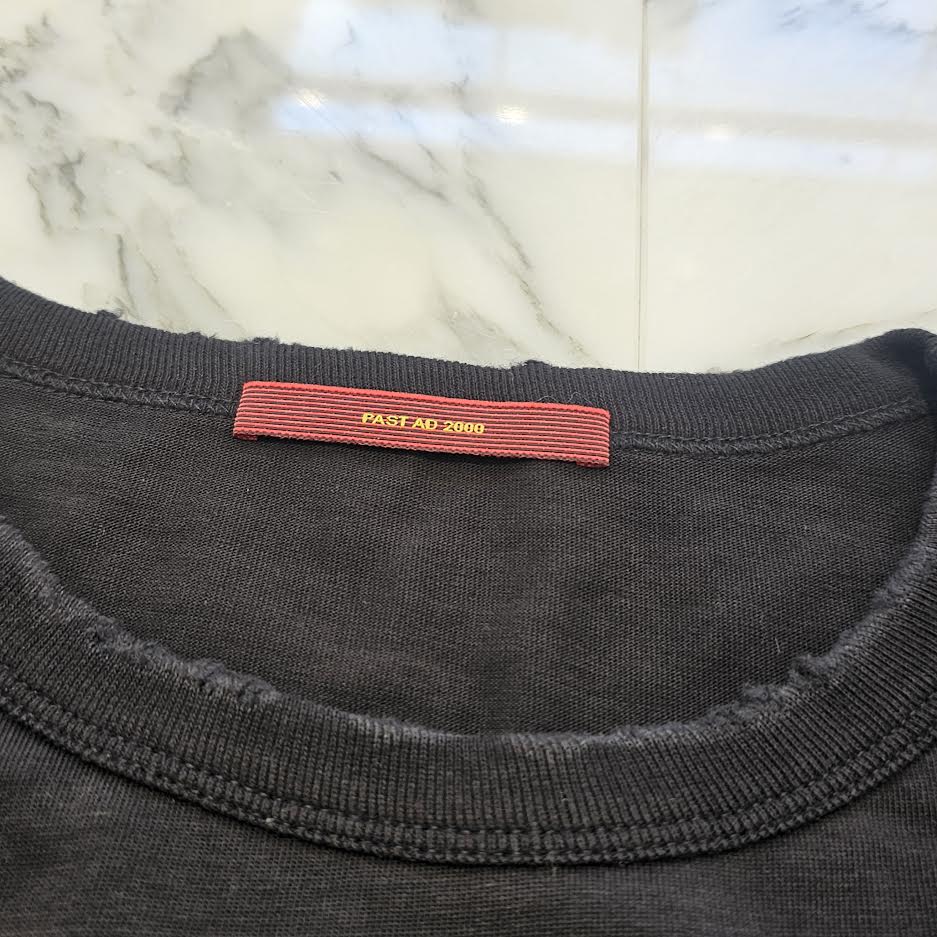 PAST AD 2000 "P.A.S.T 2021-2044" Damage Heart Tee Size M パスト AD 2000 "パスト 2021-2044" ダメージ ハート Tシャツ サイズM