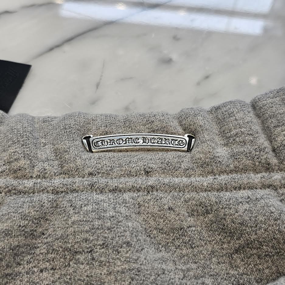 CHROME HEARTS 2025SS Y NOT CH Applique Embroidery Sweat Half Pants Size XL クロムハーツ ワイノット CHアップリケ刺繡 スウェットハーフパンツ サイズXL