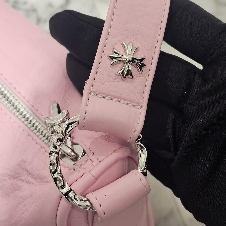 CHROME HEARTS CHICKEN NUGGET Small Leather Shoulder Bag "PINK" クロムハーツ チキンナゲット スモール レザーショルダーバッグ "ピンク"