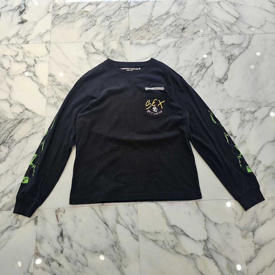 CHROME HEARTS × MATTY BOY STAY FAST Sex Records Long Sleeve Tee Size L クロムハーツ × マッティボーイ ステイファスト セックスレコーズ ロングスリーブTシャツ サイズL