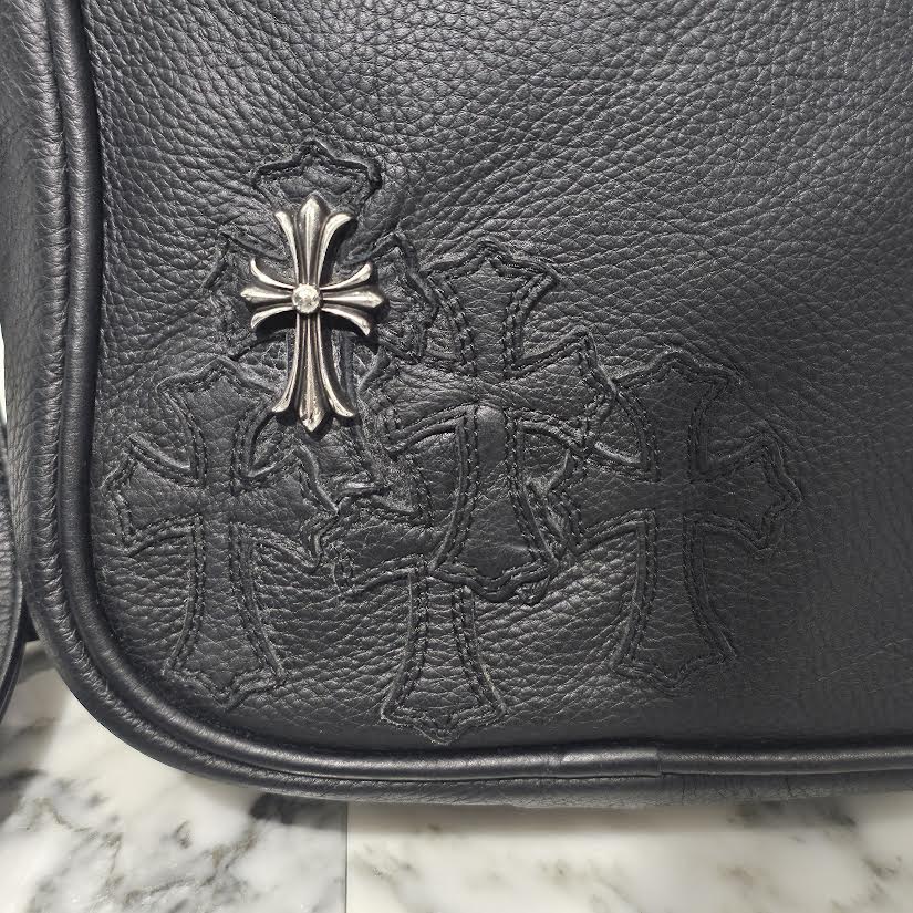 CHROME HEARTS TAKA BAG Leather Shoulder Bag クロムハーツ タカバッグ レザーショルダーバッグ