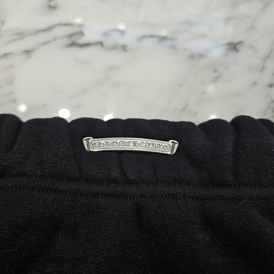 CHROME HEARTS 2025SS Y NOT CH Applique Embroidery Sweat Half Pants Size L クロムハーツ ワイノット CHアップリケ刺繡 スウェット ハーフパンツ サイズL