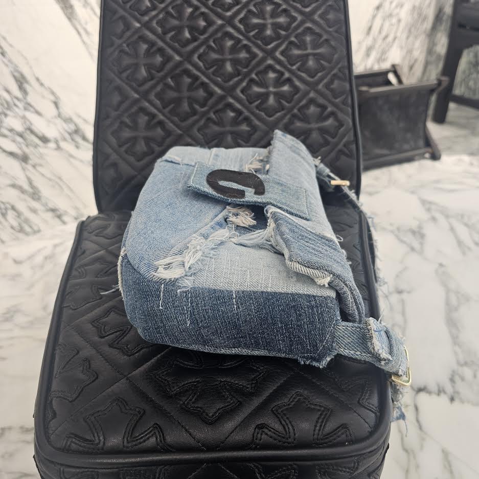 GALLERY DEPT. Josue Thomas ReMake Denim Messenger Bag ギャラリーデプト. ジョシュ トーマス リメイク デニム メッセンジャーバッグ