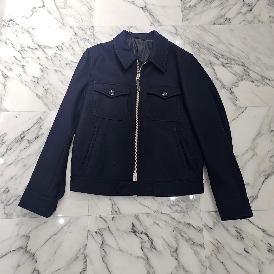 TOM FORD Cotton Blend Twill Wool Jacket BL079 TFO315 Size 50 トムフォード コットン ブレンド ツイル ウール ジャケット サイズ50