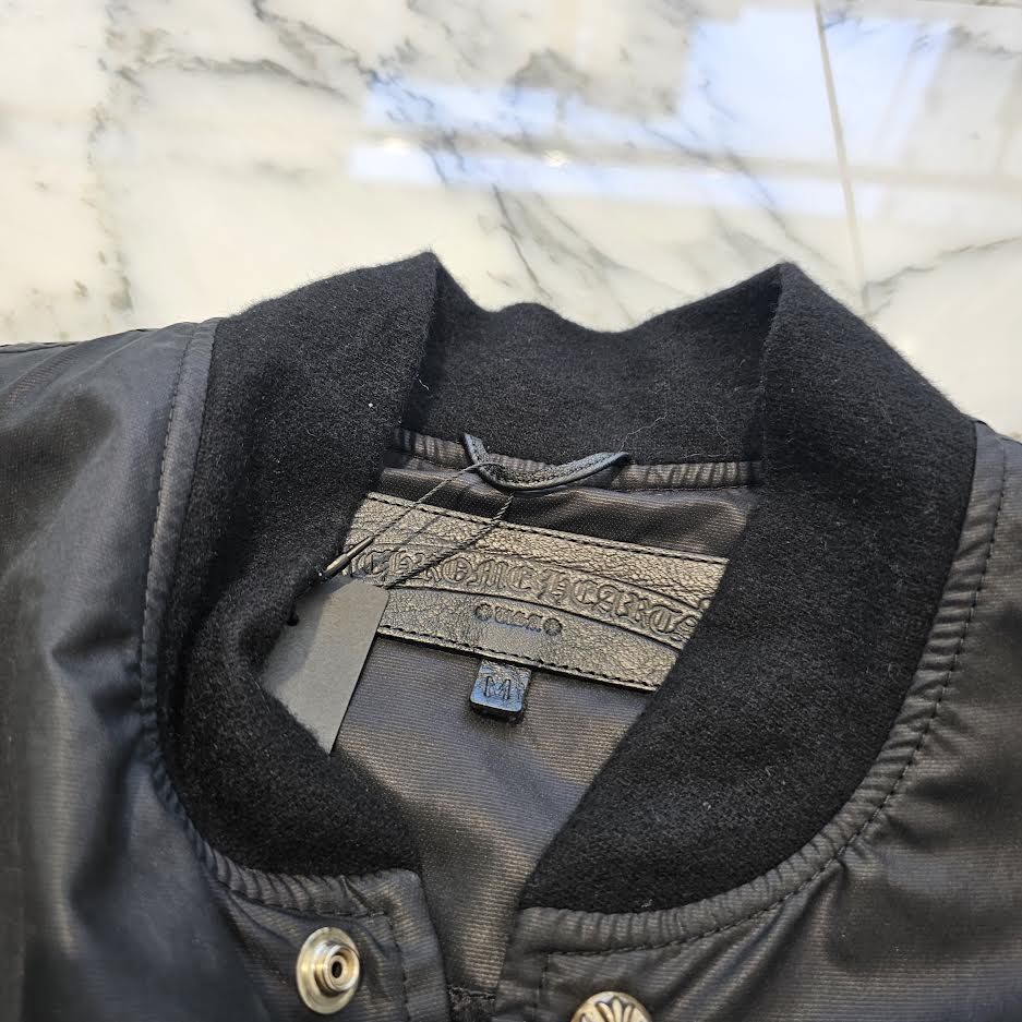 CHROME HEARTS × MATTY BOY PPO FURIES Chomper Nylon Bomber Jacket