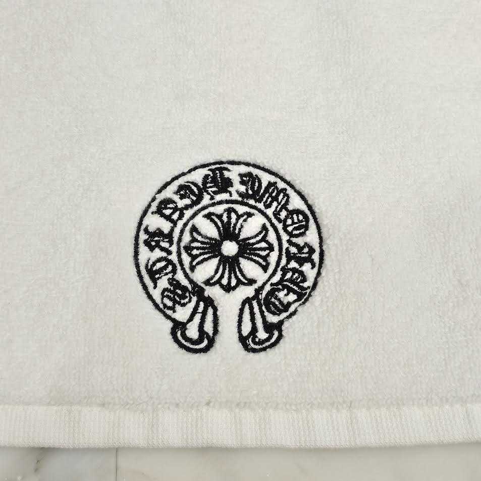 CHROME HEARTS Horseshoe Embroidery Cotton Hand Towel クロムハーツ