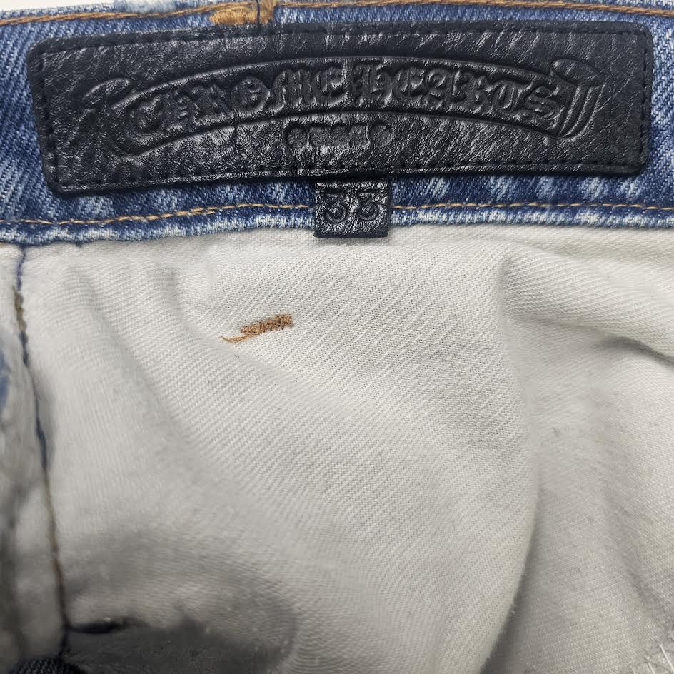 CHROME HEARTS × Levi's 517 VNTG Cross Leather Patch Jeans Size 33 クロムハーツ × リーバイス 517 ヴィンテージ クロスレザーパッチ ジーンズ デニムパンツ サイズ33