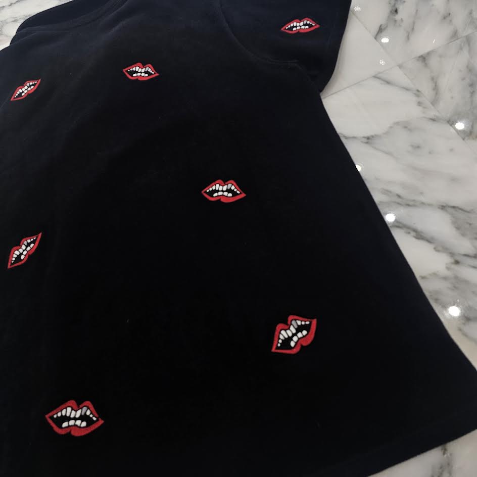 CHROME HEARTS × MATTY BOY Cross Ball Button Chomper Embroidery