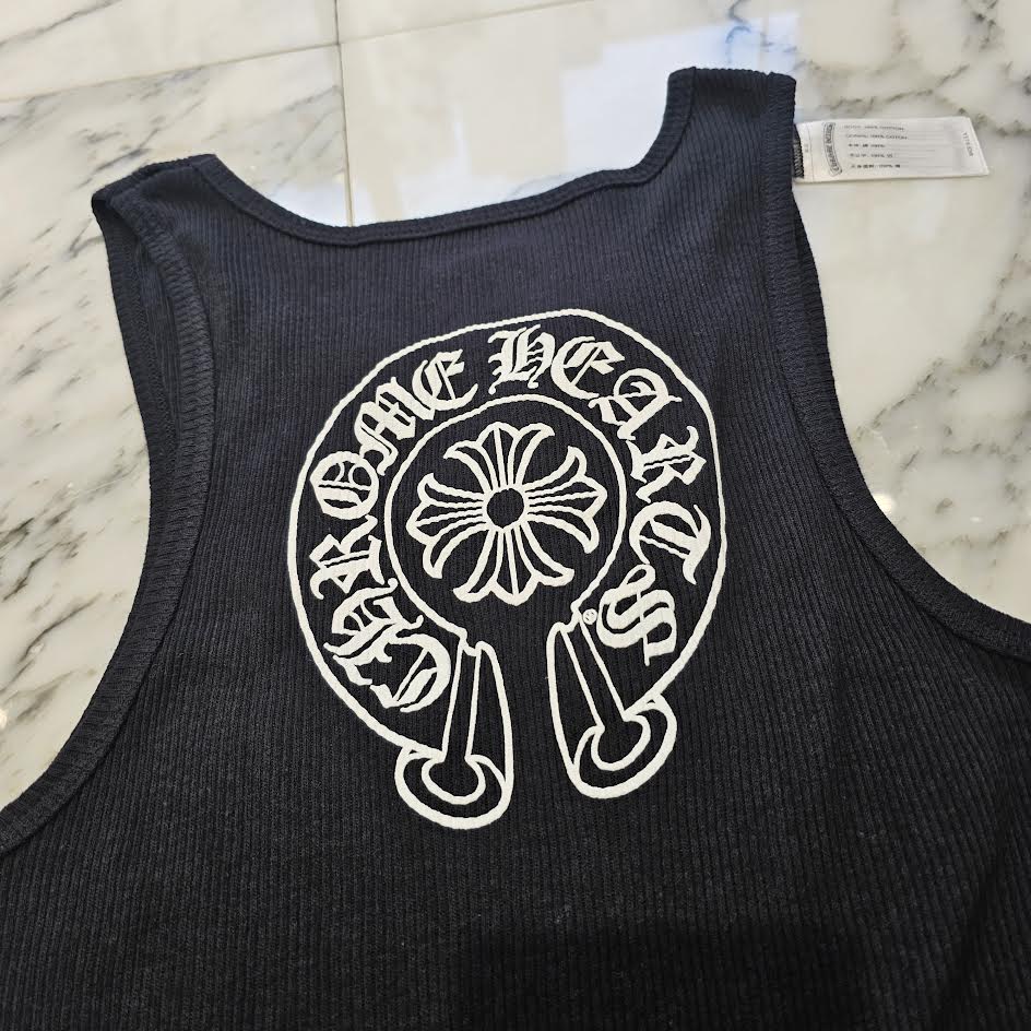 CHROME HEARTS Horseshoe Logo Tank Top Size S クロムハーツ ホース