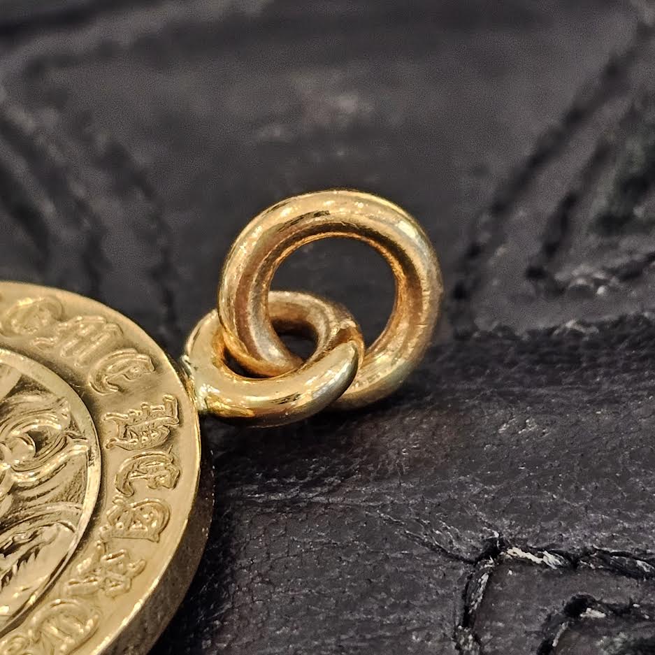 CHROME HEARTS 22K ANGEL MEDAL Charm クロムハーツ 22K エンジェルメダル チャーム