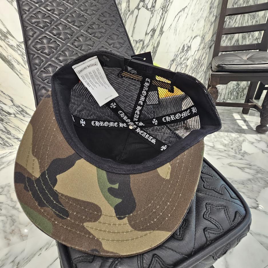 CHROME HEARTS Camo Yellow CH Plus Trucker Cap Size ONE SIZE（53-60）クロムハーツ カモ イエロー CHプラス トラッカーキャップ サイズ ONE SIZE（53-60)