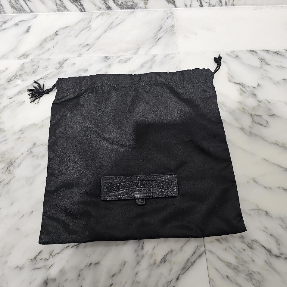 CHROME HEARTS Square Pocket 3 Cemetery Cross Leather Patch Shoulder Bag クロムハーツ スクエアポケット 3セメタリークロス レザーパッチ ショルダーバッグ