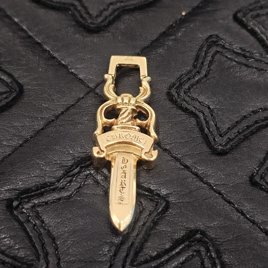 CHROME HEARTS 22K #10 DAGGER Pendant Top クロムハーツ 22K #10 ダガー ペンダントトップ