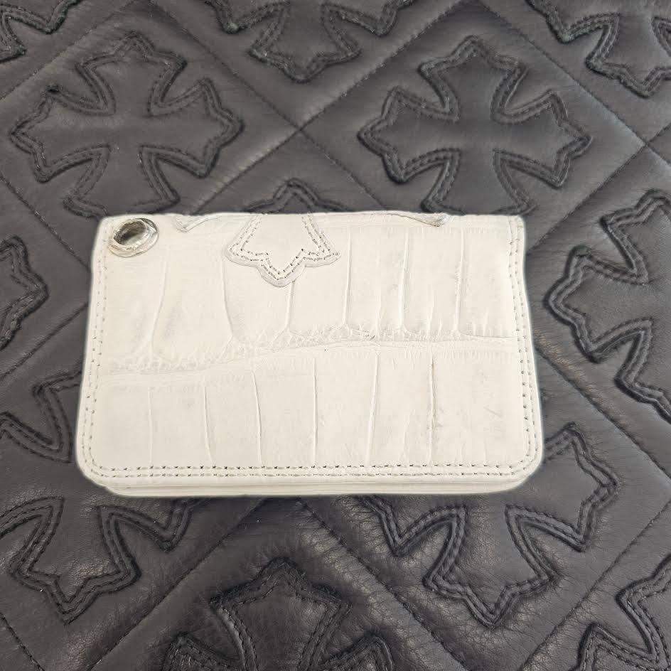 CHROME HEARTS Cross Leather Patch Alligator Card Case クロムハーツ クロスレザーパッチ アリゲーター カードケース