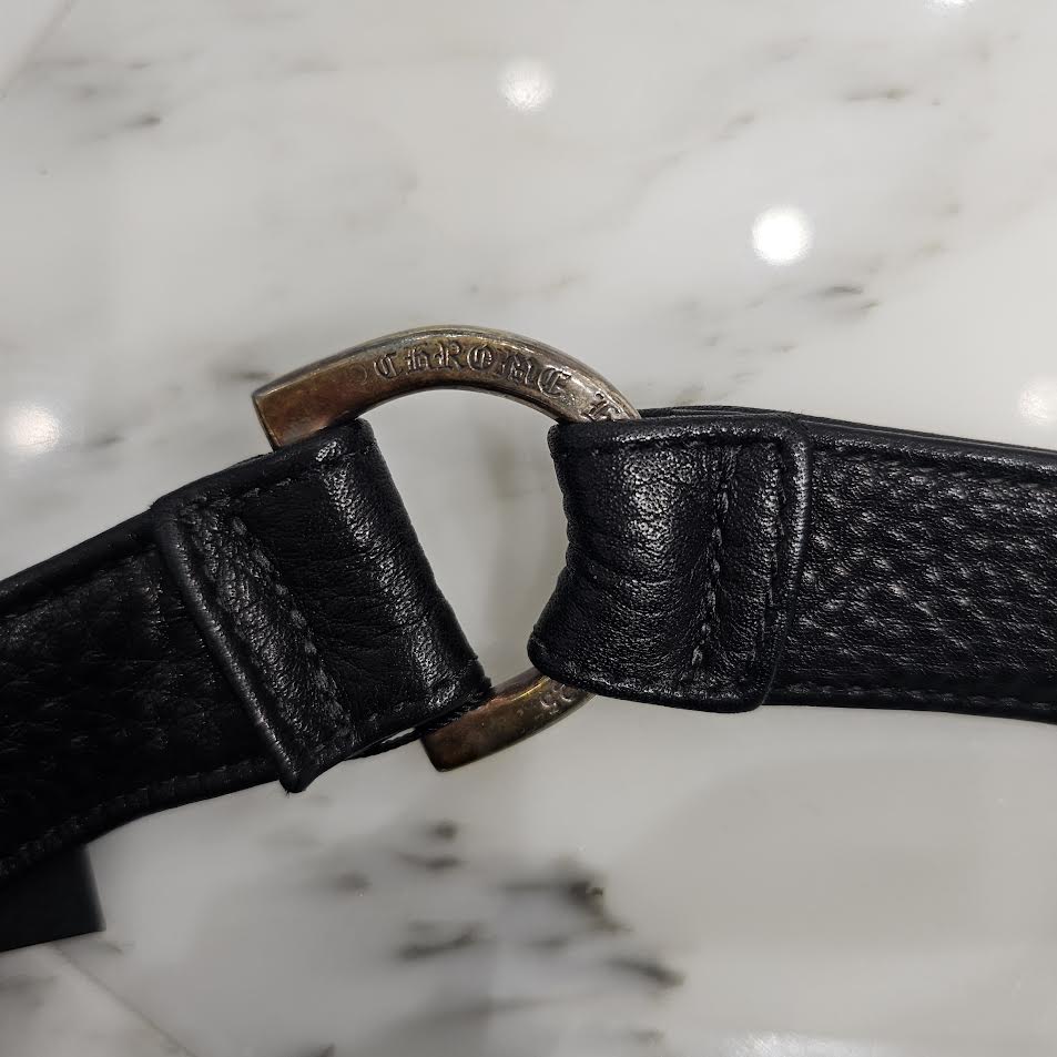 CHROME HEARTS Scroll Leather Hand Bag クロムハーツ スクロール レザー ハンドバッグ 肩掛けバッグ