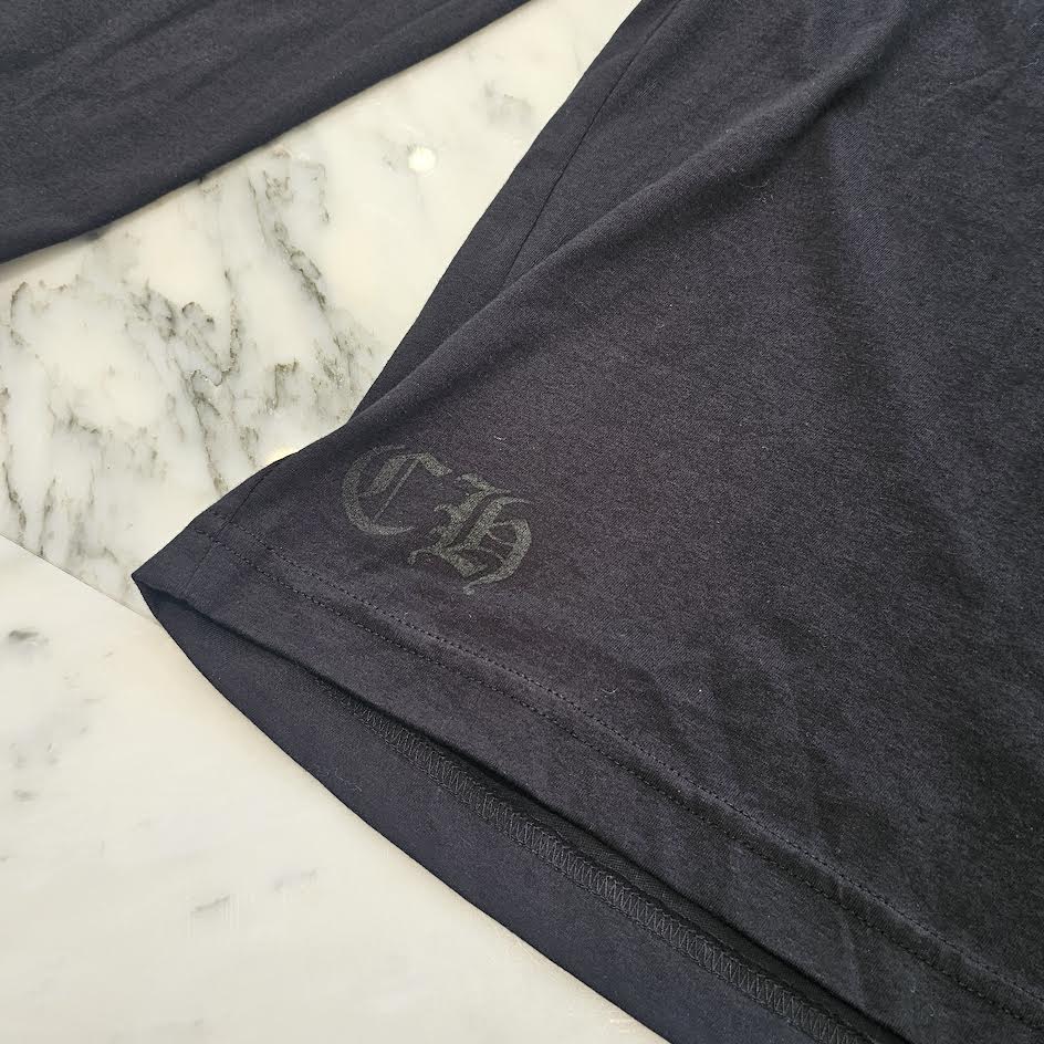 CHROME HEARTS London Limited Floral Cross Horseshoe Long Sleeve Tee Size L クロムハーツ ロンドン限定 フローラルクロス ホースシュー ロングスリーブ Tシャツ サイズL