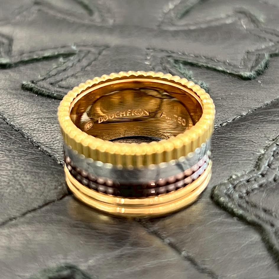 BOUCHERON QUATRE CLASSIQUE RING Large JRG0025759 M33548 Size T59（19号） ブシュロン キャトル クラシック リング ラージ サイズT59（19号）