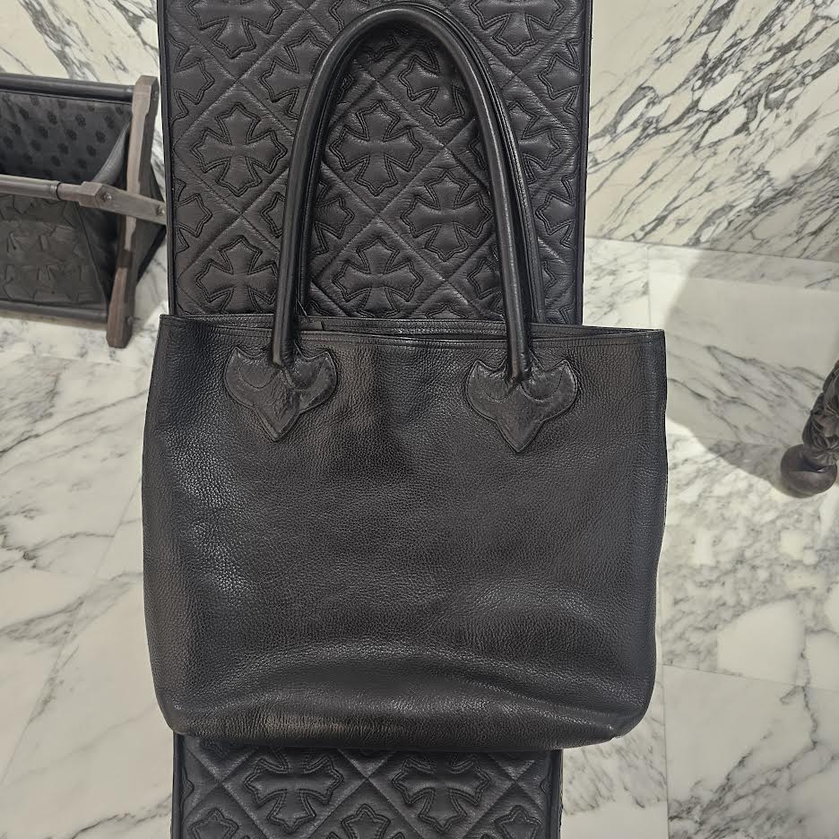 CHROME HEARTS 1 Cross Leather Patch FS Tote Bag クロムハーツ 1クロス レザーパッチ FS トートバッグ