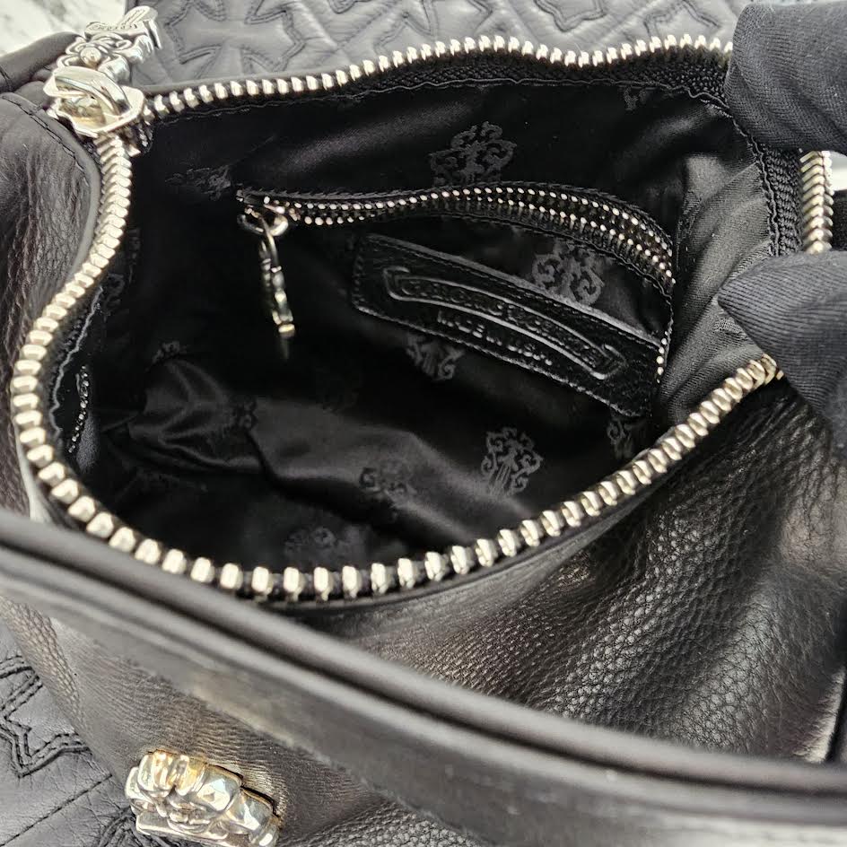 CHROME HEARTS CHICKEN NUGGET Small Leather Shoulder Bag クロムハーツ チキンナゲット スモールレザー ショルダーバッグ