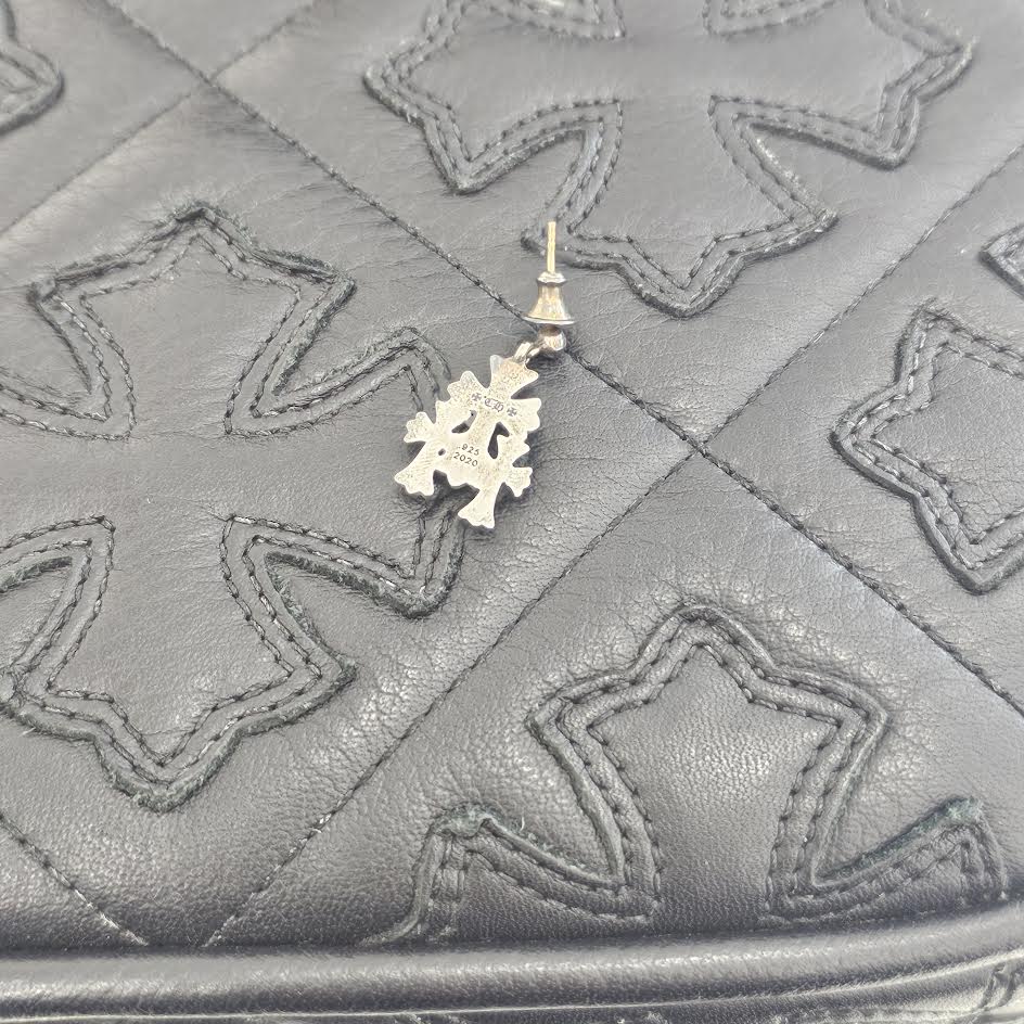 CHROME HEARTS 3 Cemetery Cross Earring クロムハーツ 3セメタリークロス ピアス シルバー925