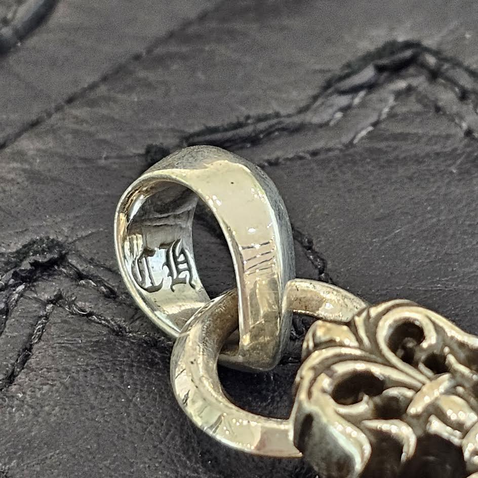 CHROME HEARTS Filigree CH Cross XS Pendant Top With Bail クロムハーツ フィリグリー CHクロス XS ペンダントトップ ウィズ ベイル