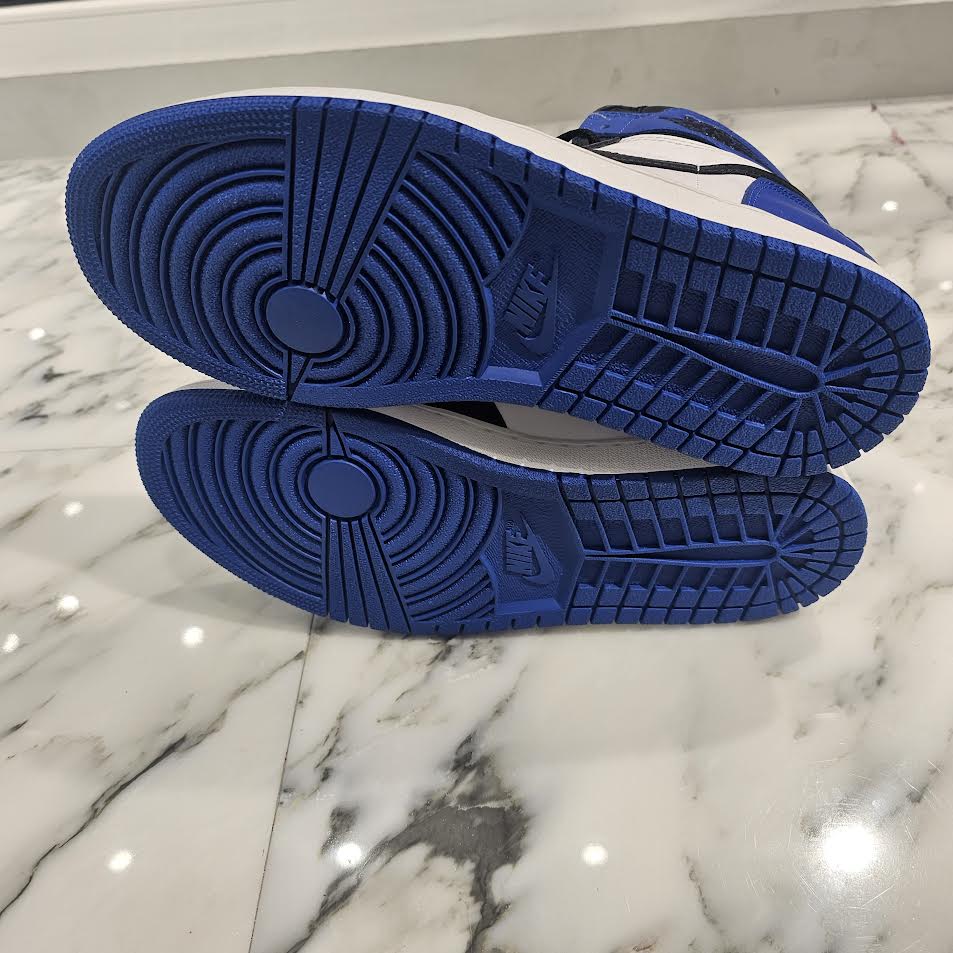 NIKE × FRAGMENT DESIGN 2014AW Air Jordan 1 Retro High OG "Black/Sport Royal/White" 716371 040 Size 9.5（27.5cm）ナイキ × フラグメントデザイン エアジョーダン1 レトロ ハイ OG "ブラック/スポーツロイヤル/ホワイト" サイズ9.5（27.5cm）