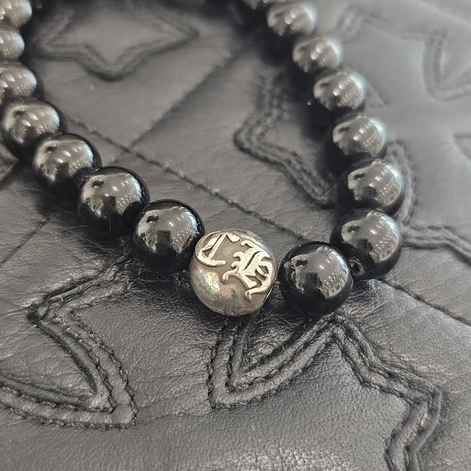 CHROME HEARTS CH Logo Ball Beads Bracelet クロムハーツ CHロゴボール ビーズブレスレット