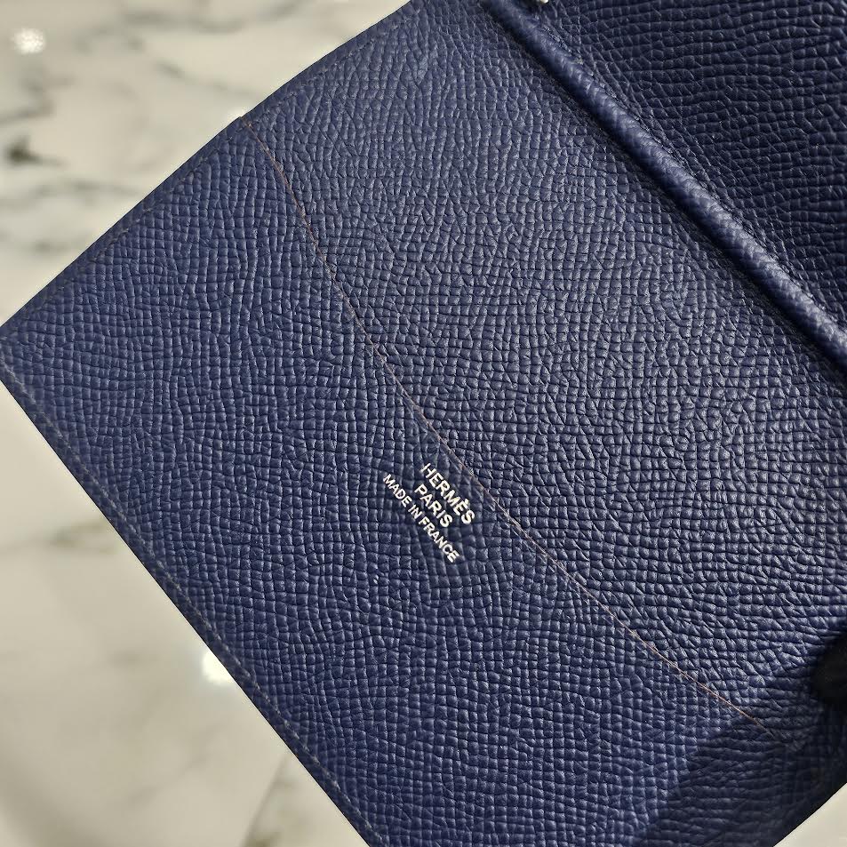 HERMES AGENDA PM "Orange/Blue Saphir" B刻印 エルメス アジェンダ PM "オレンジ/ブルーサフィール" レザーブックカバー 手帳