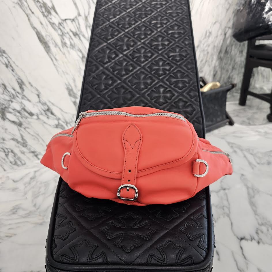 CHROME HEARTS KOREA Limited 1 SNAT PACK LEATHER WAIST BAG クロムハーツ 韓国限定 1スナットパック レザーウェストバッグ
